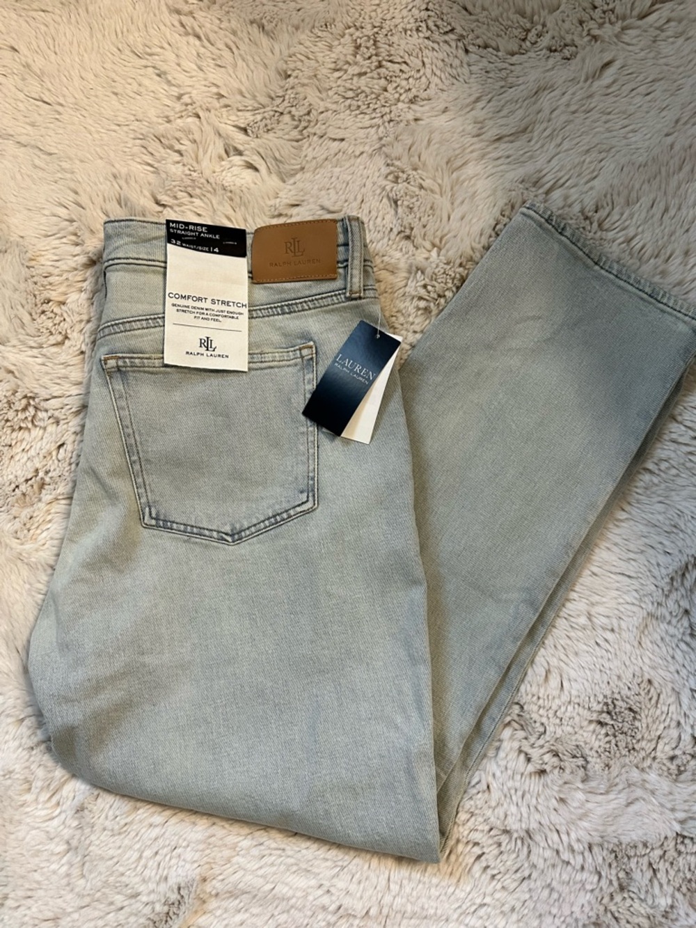 Ralph Lauren Light Blue Straight Leg Jeans